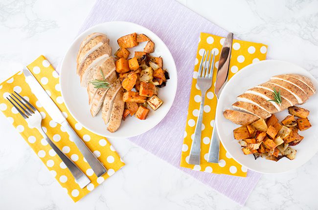 balsamic chicken and vegetables