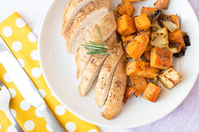 balsamic chicken and vegetables