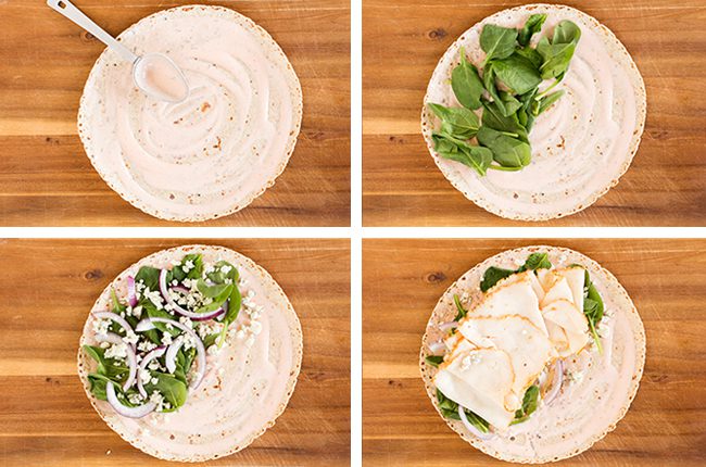 Easy Buffalo Chicken Pinwheels