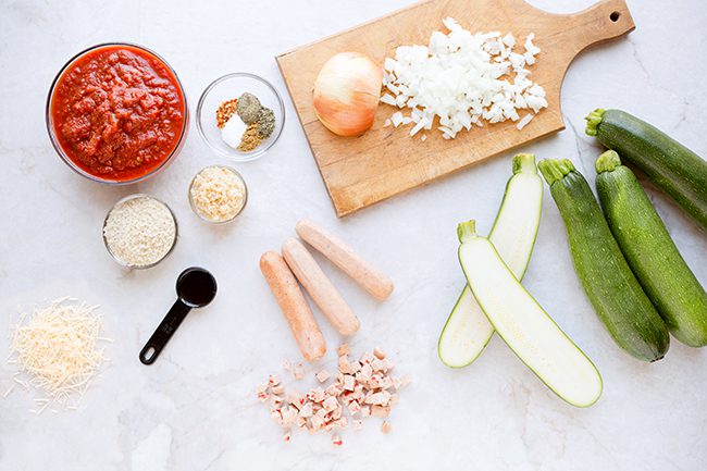 stuffed zucchini boats