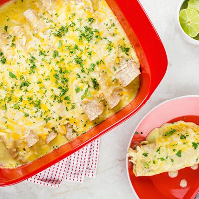 sour cream chicken enchiladas