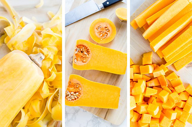 diced butternnut squash