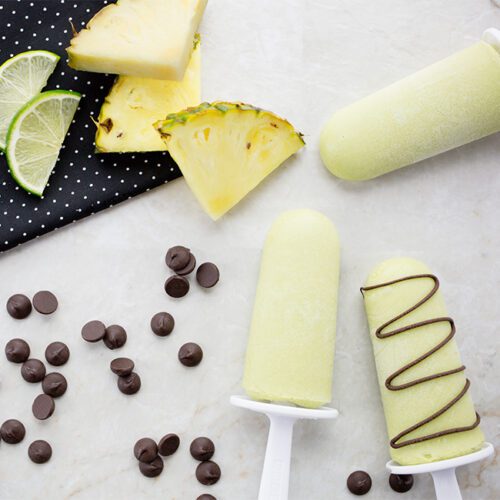 Avocado Pineapple Popsicle