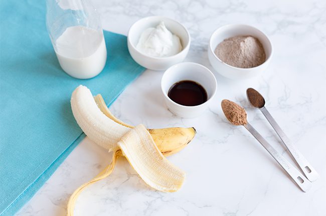 ingredients in Brownie Batter Chocolate Smoothie Recipe