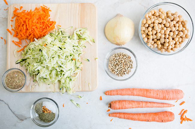 ingredients in veggie burger