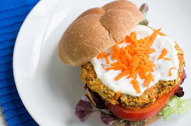 Chickpea Veggie Burger