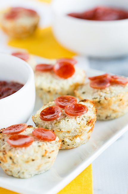Keto Cauliflower Pizza Bites