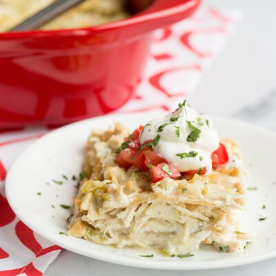 Green Chilie Chicken Lasagna