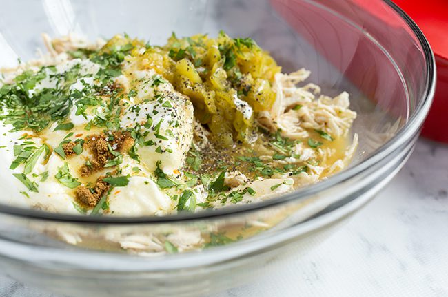 Mix together ingredients