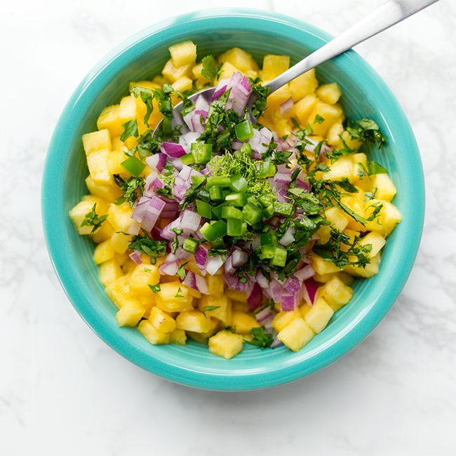 Easy Pineapple Salsa