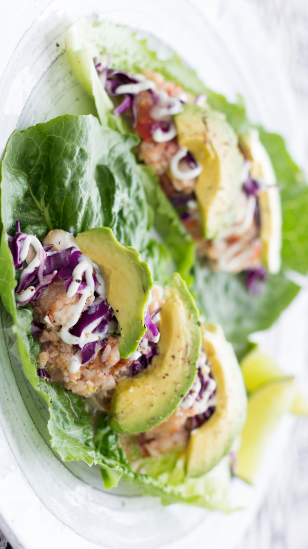 Healthy Asian Tilapia Lettuce Wraps