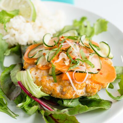 Thai Salmon Burgers