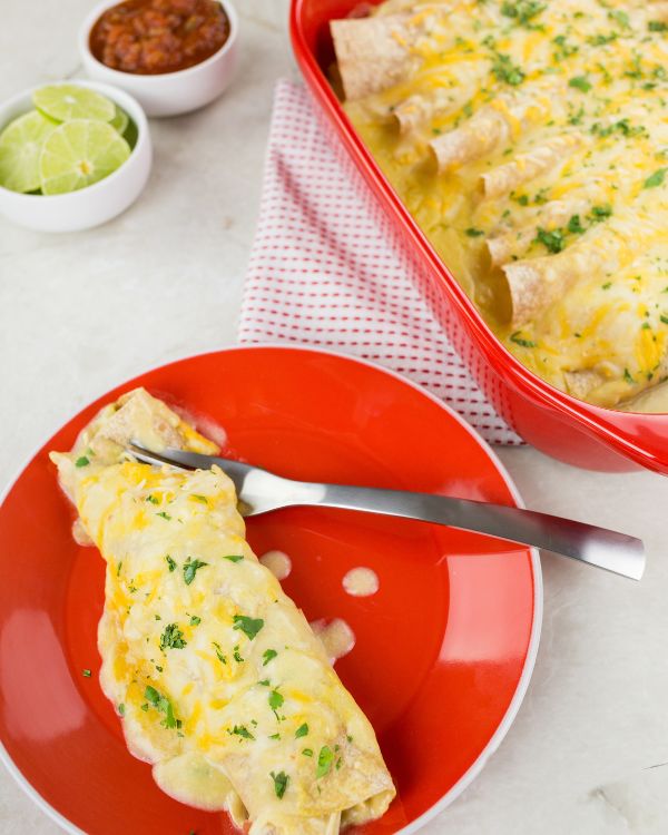 lightened-up sour cream enchiladas