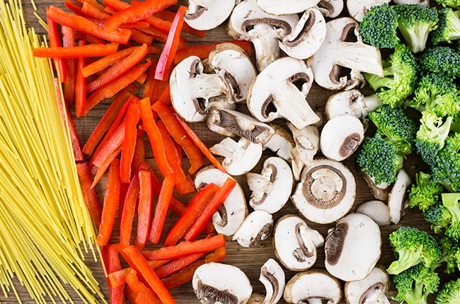 Chicken Pasta Primavera ingredients