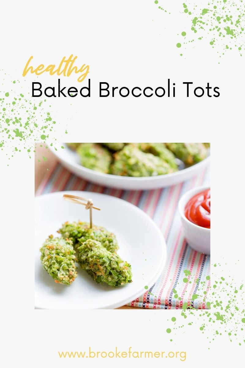 Healthy Baked Broccoli Tots