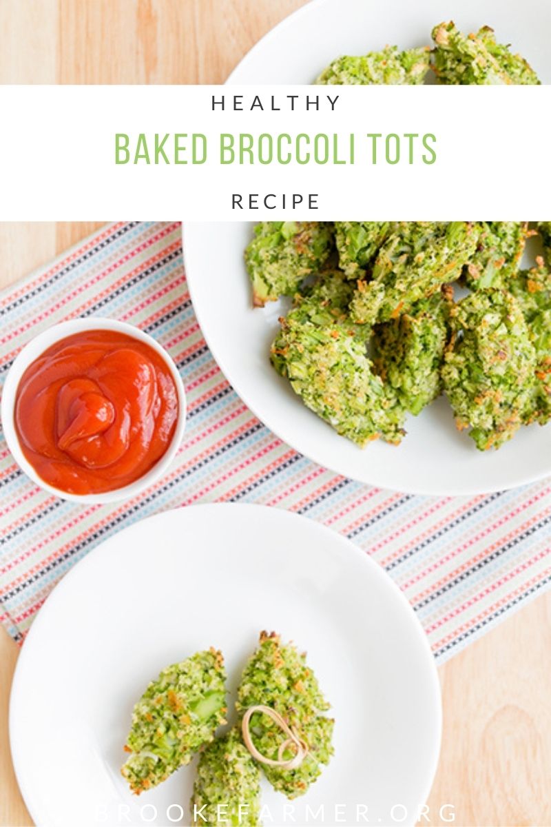 Healthy Baked Broccoli Tots