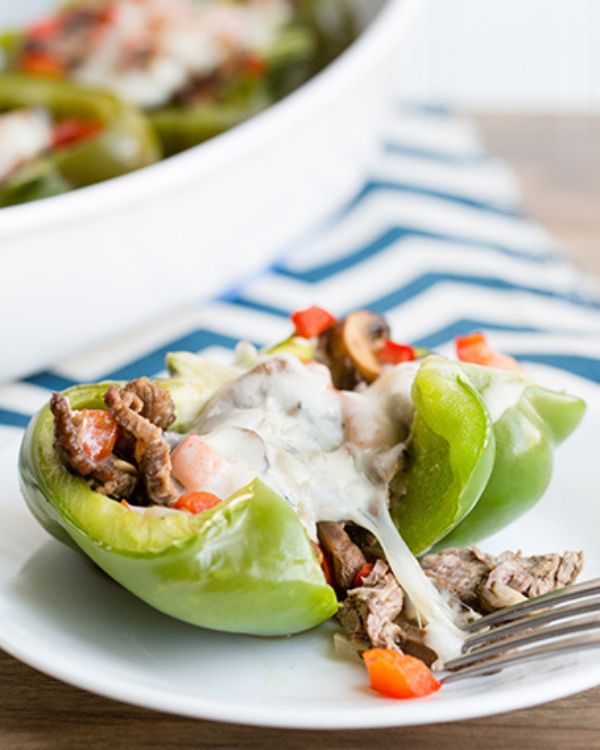 philly cheesesteak stuffed peppers