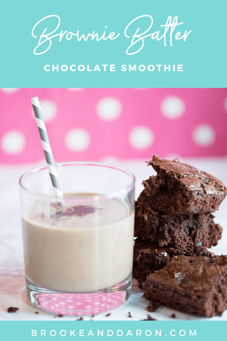 Brownie Batter chocolate smoothie recipe