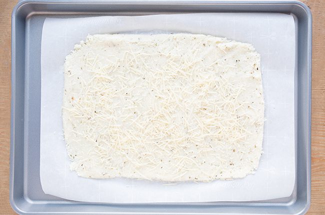 Keto Cauliflower 'Breadsticks' with Marinara Sauce