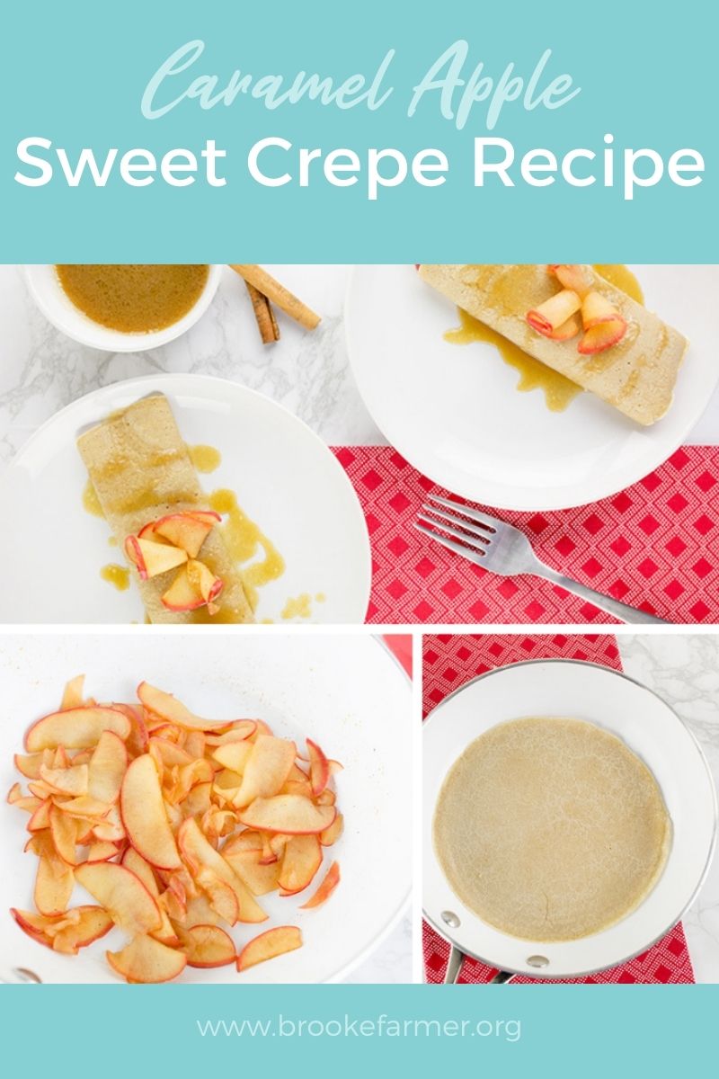 Caramel Apple Sweet Crepe Recipe