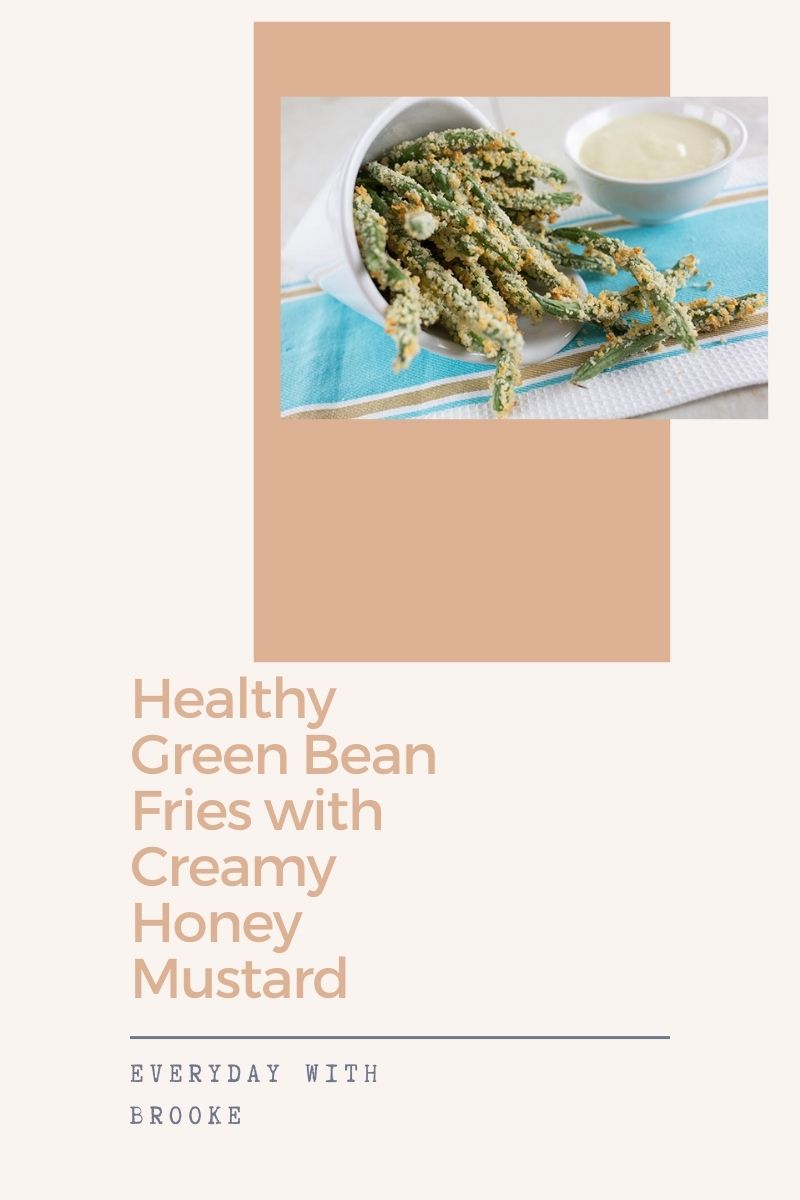 Healthy Green Bean Fries Recipe with Creamy Honey Mustard