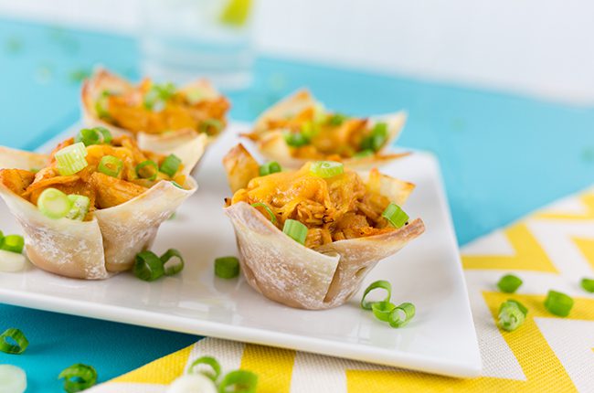 Easy Hawaiian Barbecue Chicken Cups