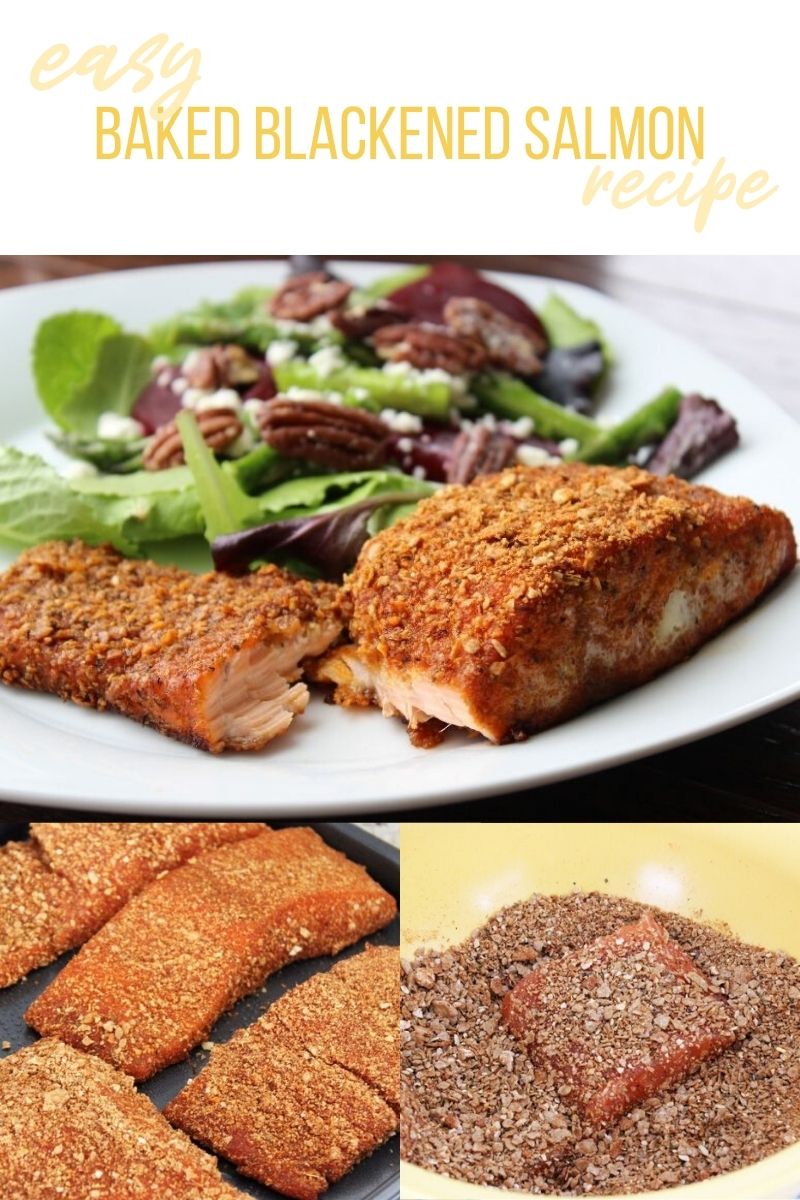 Easy Baked Blackened Salmon Recipe