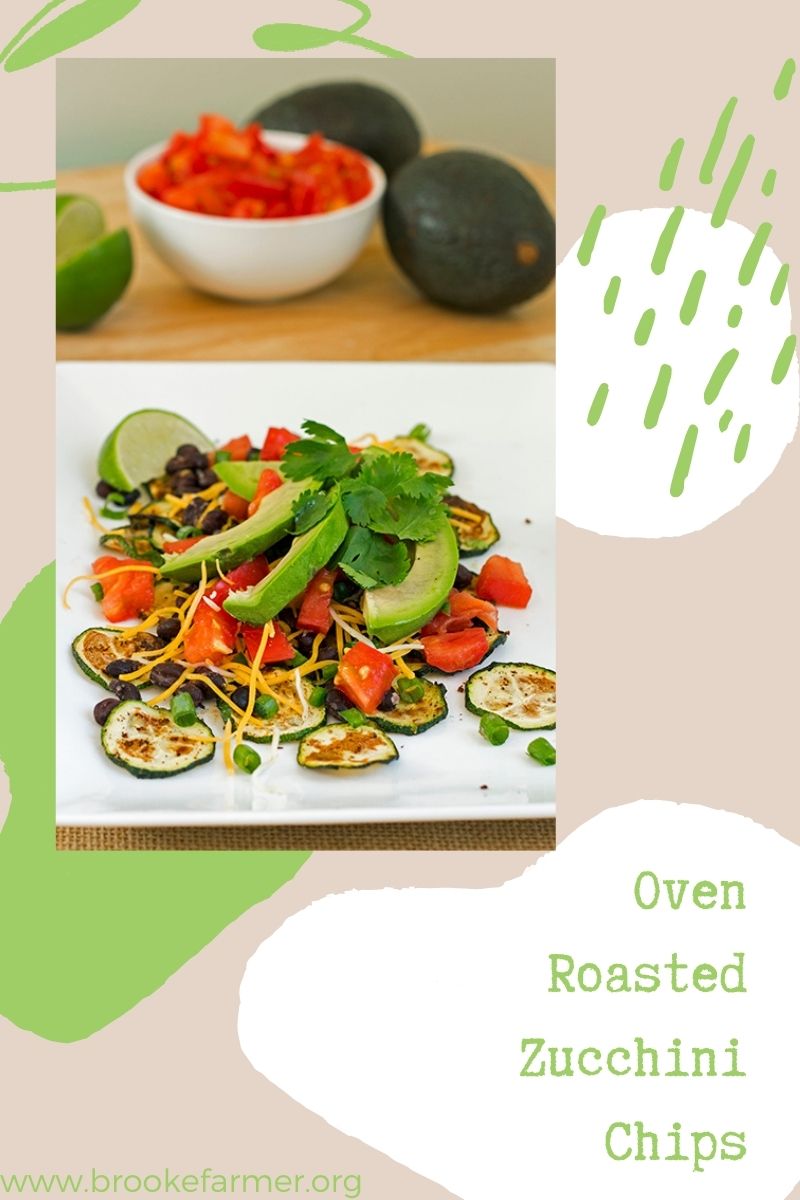 Oven Roasted Zucchini Chips