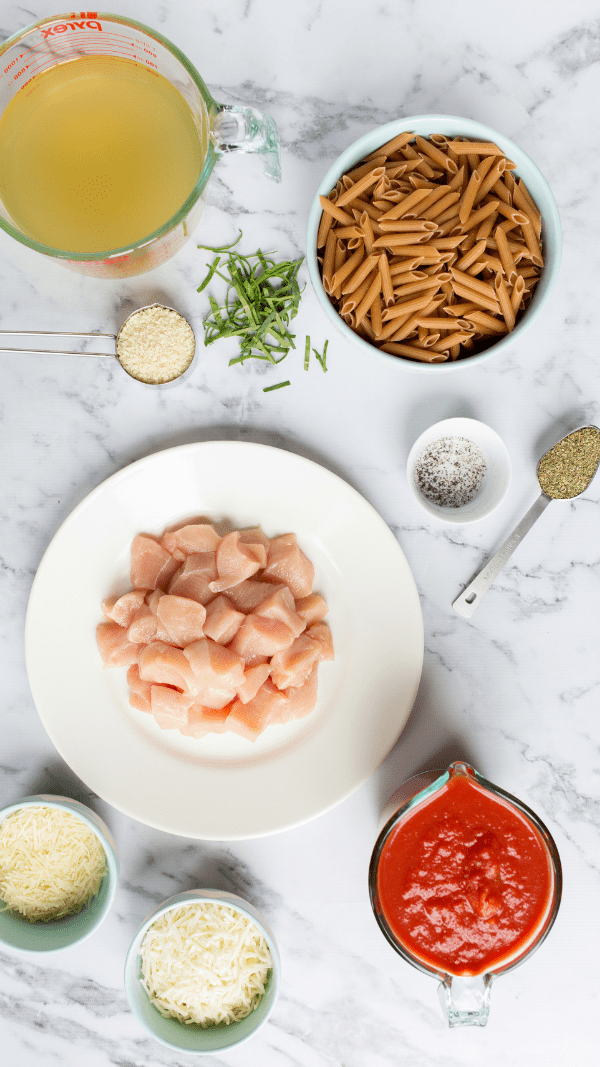ingredients in chicken parmesan casserole