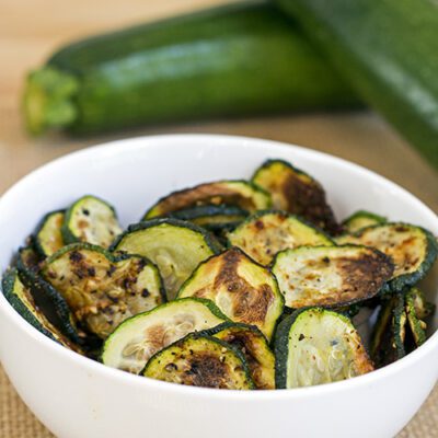 oven roasted zucchini chips