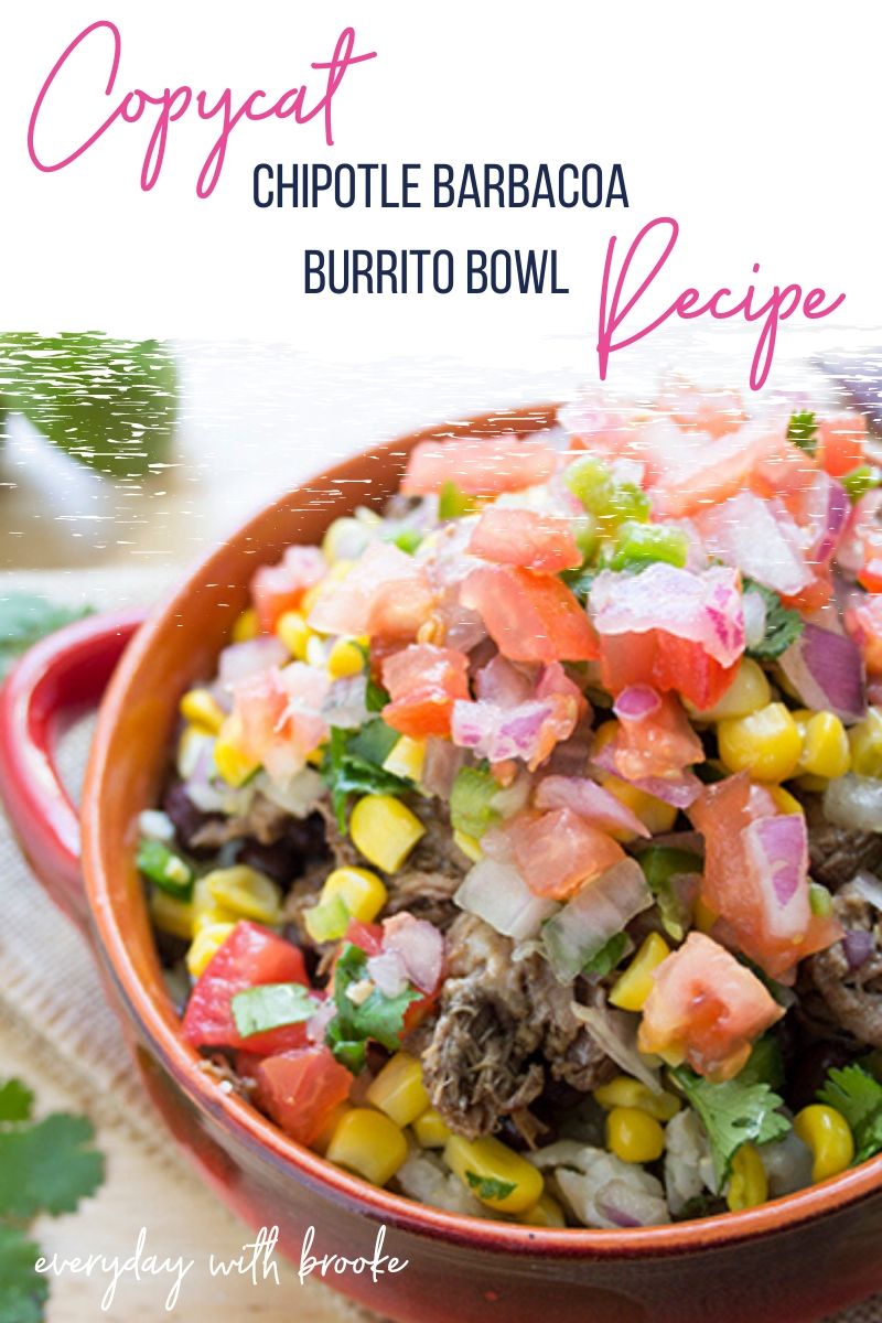 Copycat Chipotle Barbacoa Burrito Bowl
