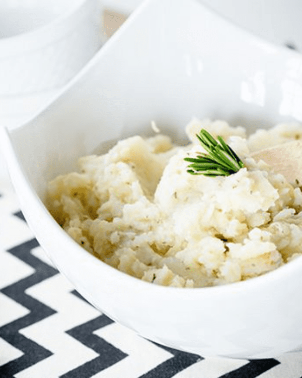 Rosemary Garlic Potato and Parsnip Mash