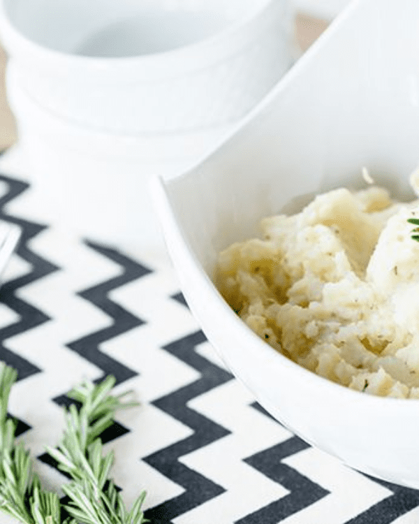 Rosemary Garlic Potato and Parsnip Mash