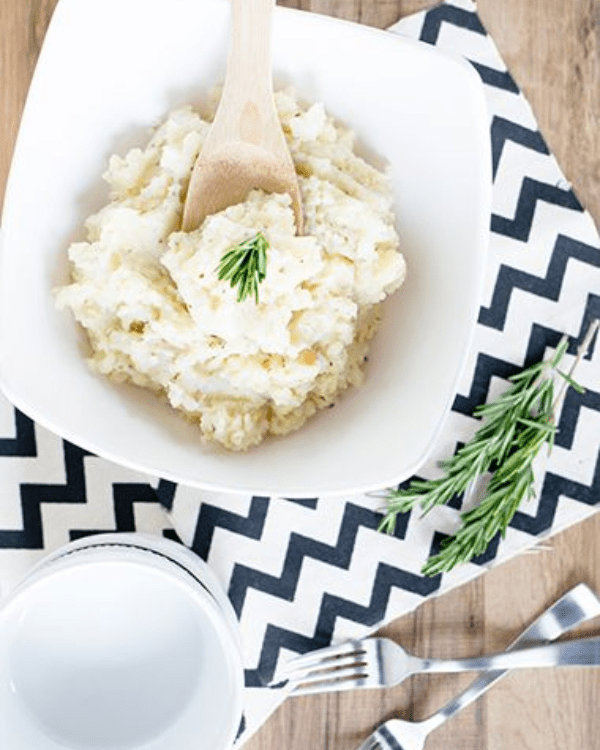 Rosemary Garlic Potato and Parsnip Mash