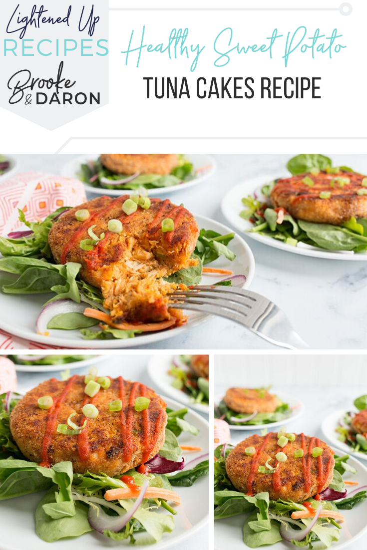 Collage of tuna cakes