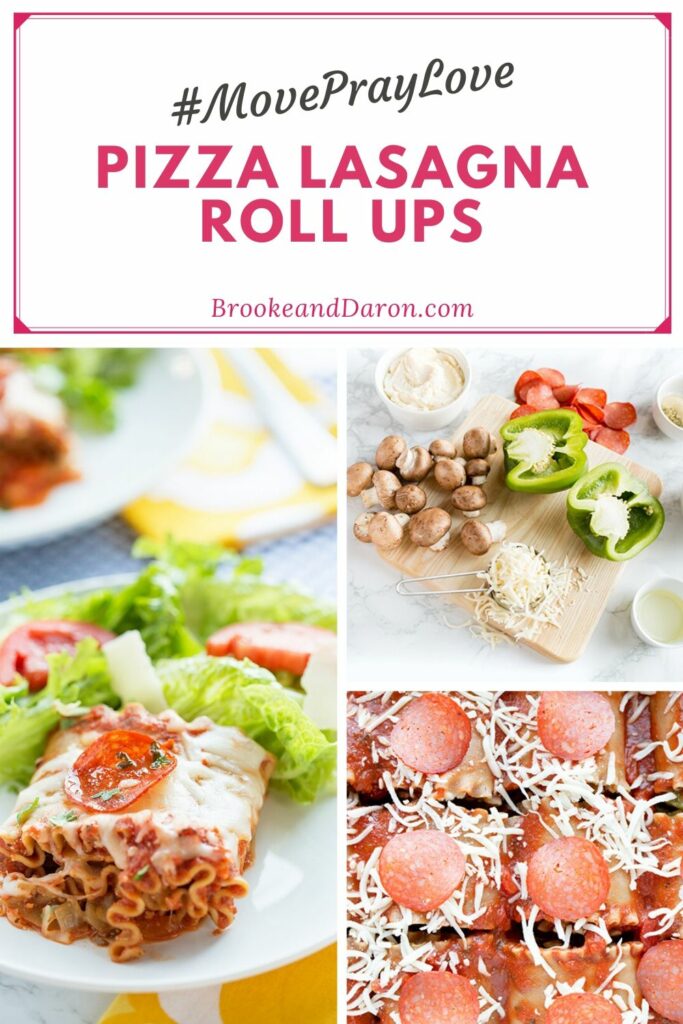 Lasagna dish collage