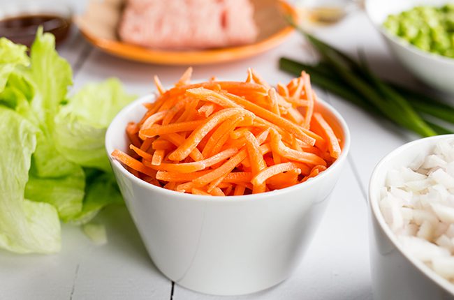 picture of shredded carrots