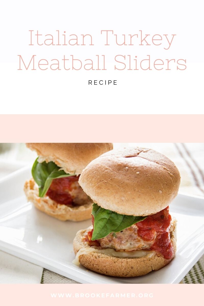 Italian Turkey Meatball Sliders