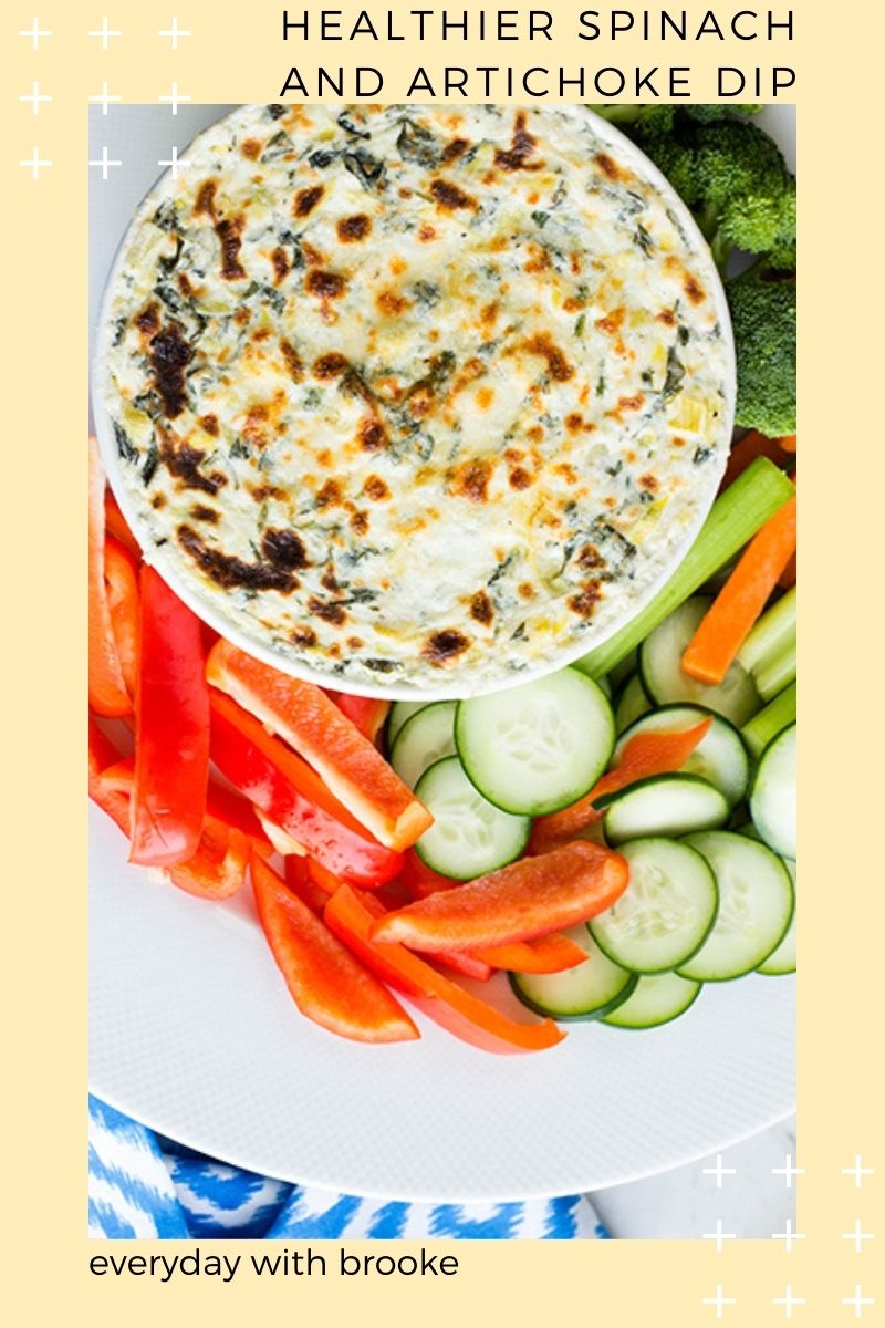 Healthier Spinach and Artichoke Dip