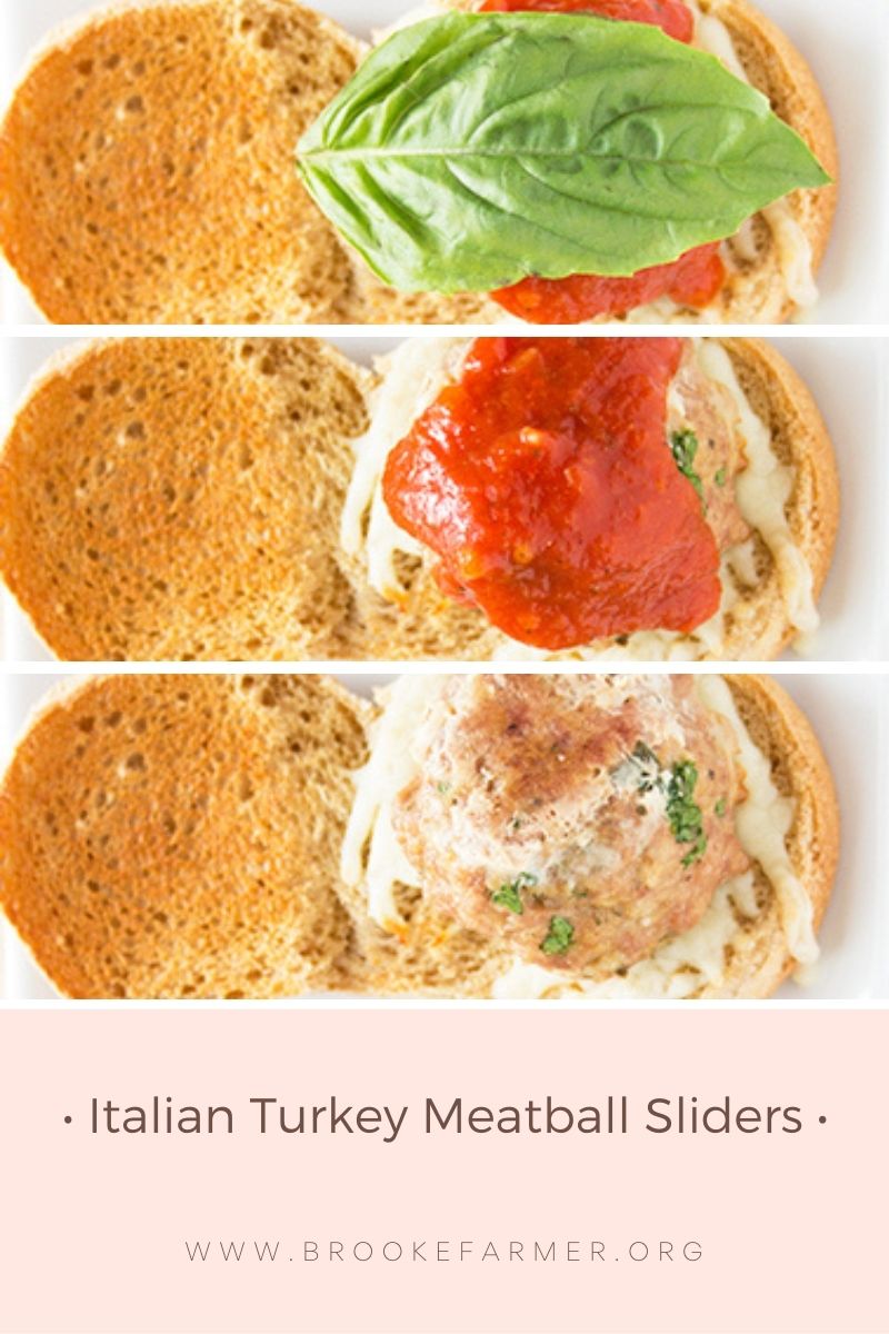 Italian Turkey Meatball Sliders