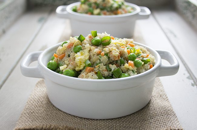 image of quinoa fried rice