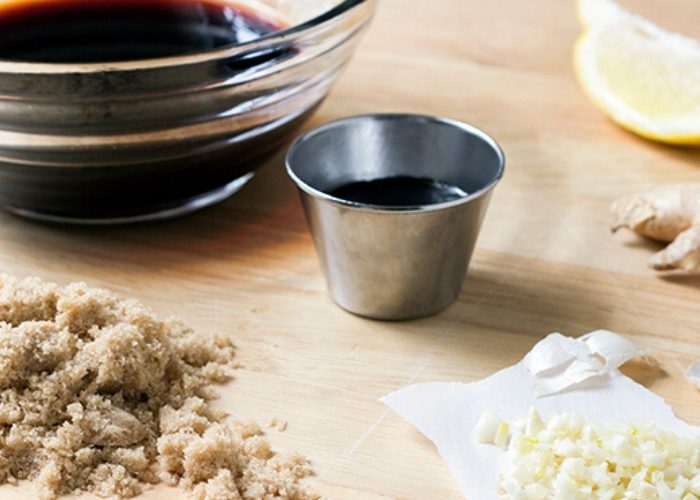 Ingredients to make Japanese Chicken Teriyaki