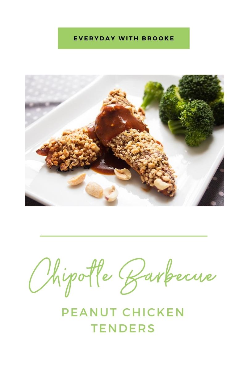 Chipotle Barbecue Peanut Chicken Tenders