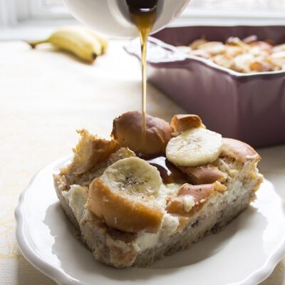 Healthy Banana French Toast Bake