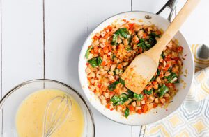 Ingredients for Tasty Stuffed Pepper Breakfast