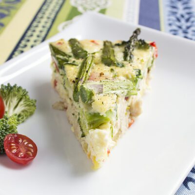 Chicken Red Pepper Broccoli Frittata