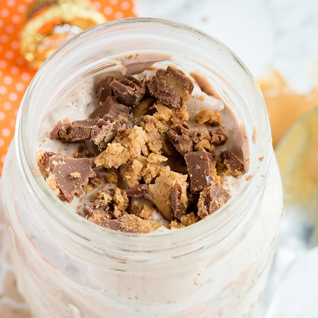 Chocolate Peanut Butter Overnight Oats