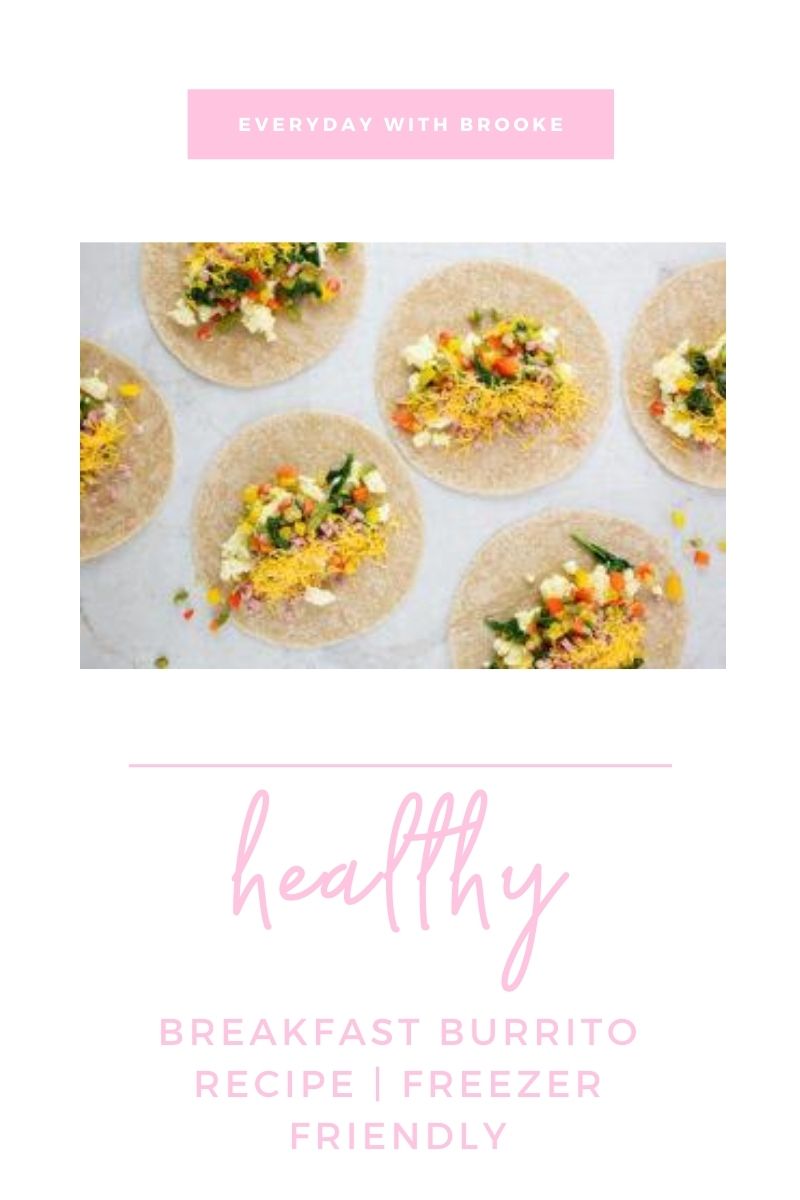 Healthy Breakfast Burrito Recipe | Freezer Friendly