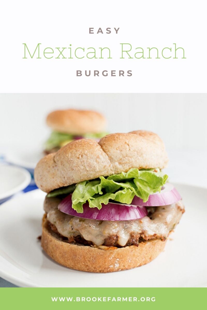 Easy Mexican Ranch Burgers