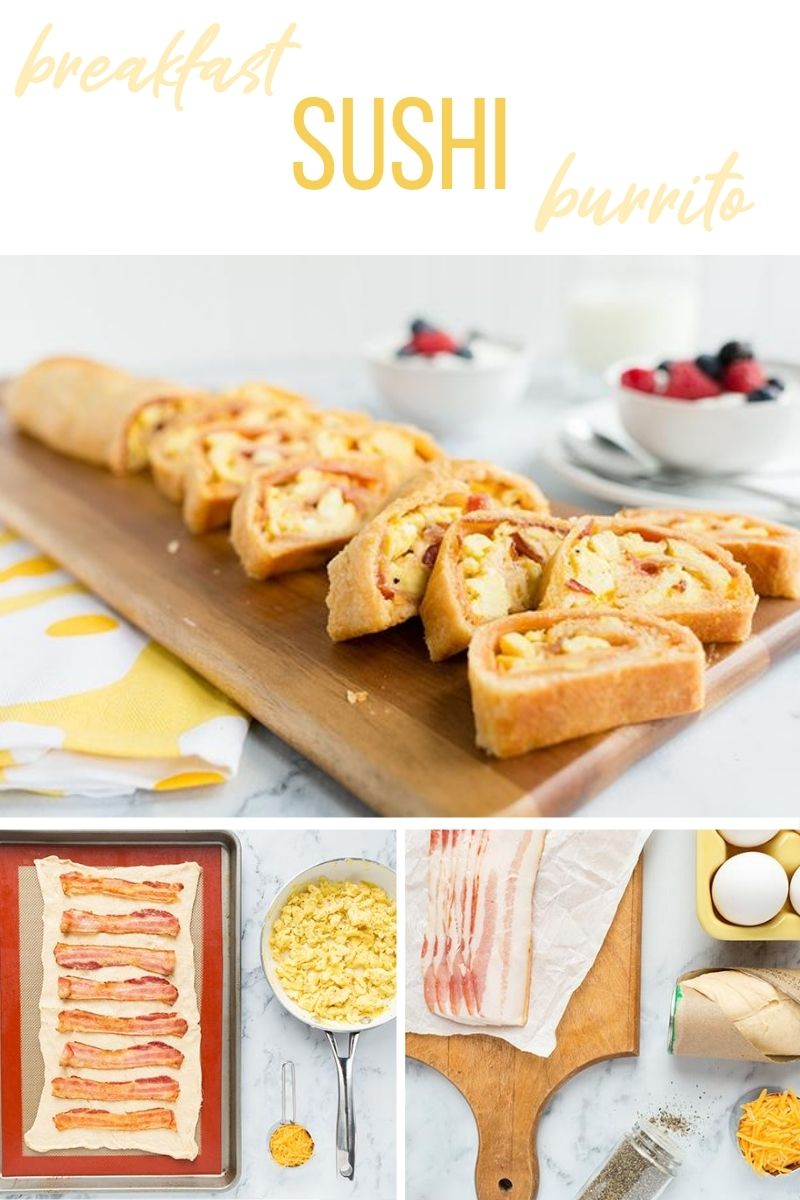 Breakfast Sushi Burrito